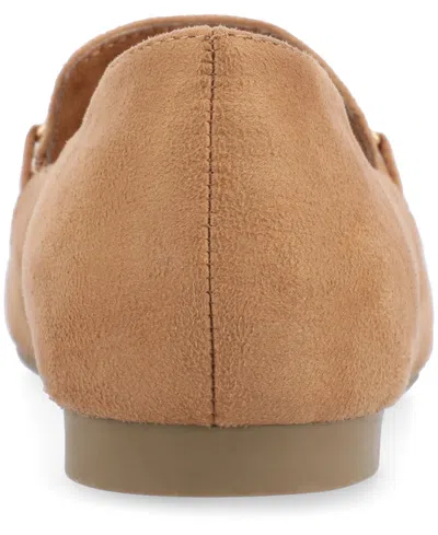 Journee Collection Women's Wrenn Slip On Loafers In Brown
