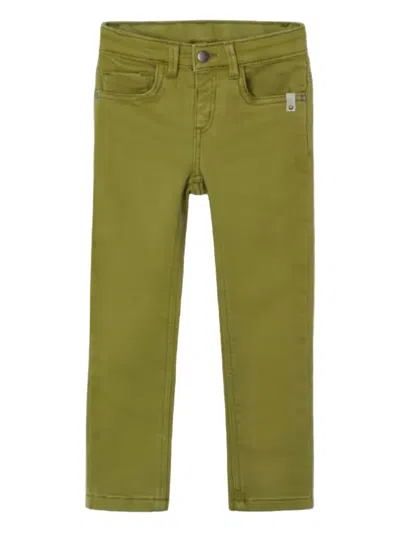Mayoral Belt-loop Trousers In Green