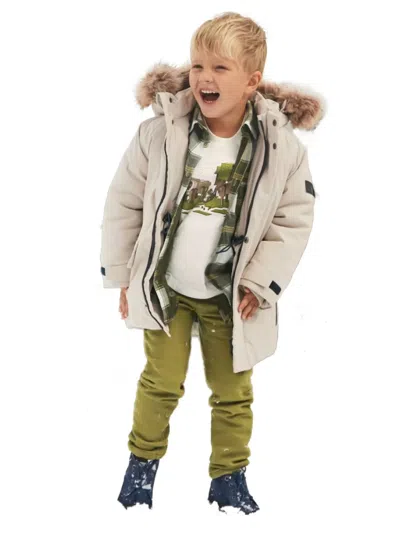 Mayoral Belt-loop Trousers In Green