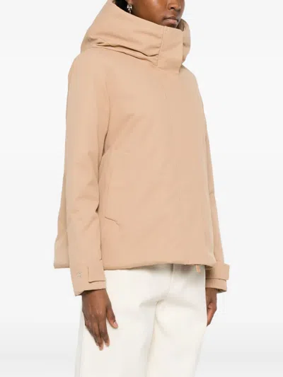 Save The Duck Boxy Silhouette Beige Jacket In Neutral