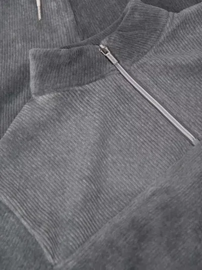 Mayoral Corduroy Two-piece Tracksuit In Gray