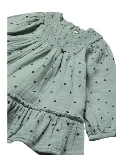 Mayoral Baby Fleck Dress In Green