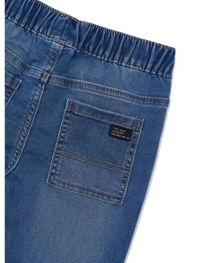 Mayoral Drawstring Jeans In Blue