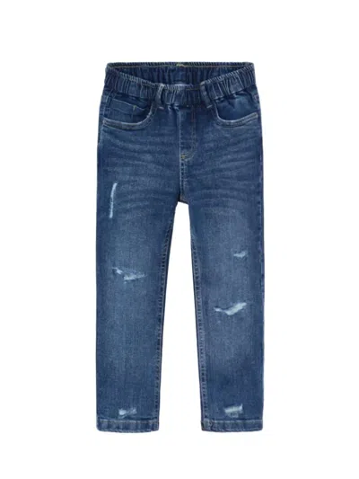 Mayoral Used Look Jeans In Blue