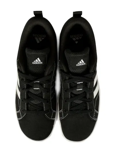Adidas Originals Three-stripe Sneakers In Black