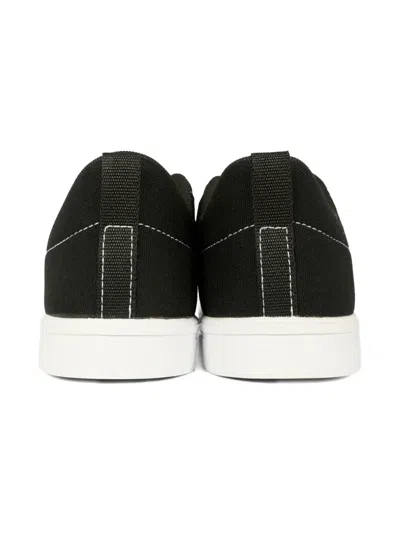 Adidas Originals Three-stripe Sneakers In Black