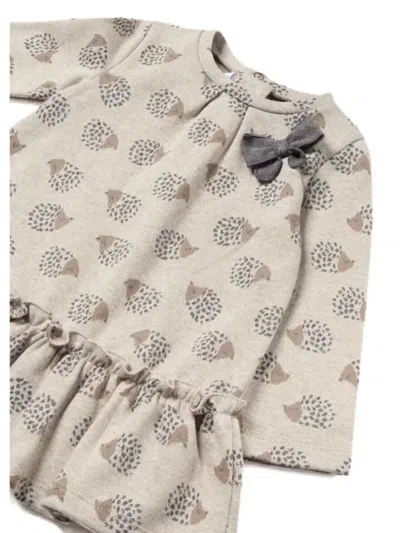 Mayoral Baby Jacquard Dress In Neutral