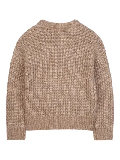 Dkny Chunky-knit Sweater In Neutral