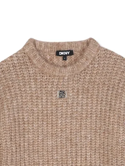 Dkny Chunky-knit Sweater In Neutral