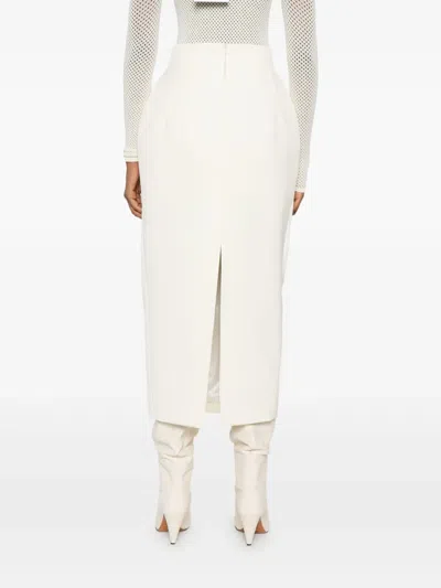 Wardrobe.nyc X Rosie Huntington-whiteley Sculpted Skirt In White