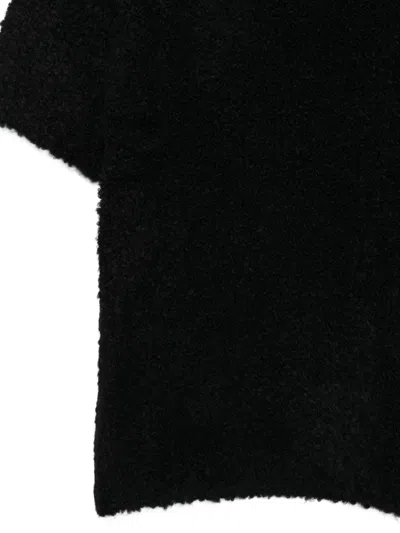 镂空短袖针织上衣