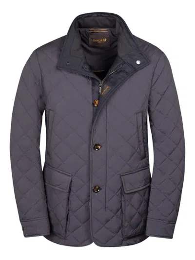 Moorer Kesten-skt Quilted Jacket In Blue