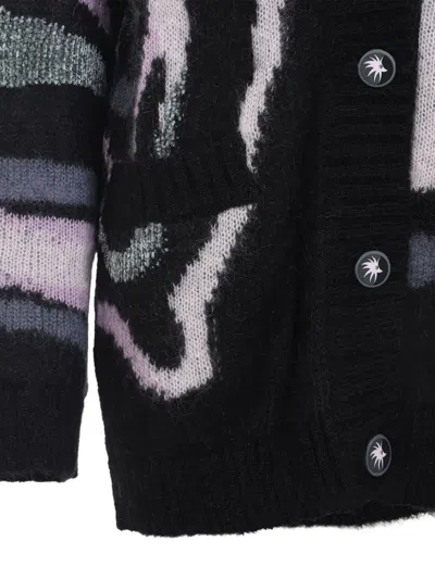 Pucci Embroidered Mohair Blend Oversize Cardigan In Multi