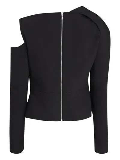 Gloria Coelho Asymmetric Top In Black