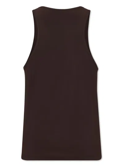 Dsquared2 Icon New Generation Tank Top In Brown