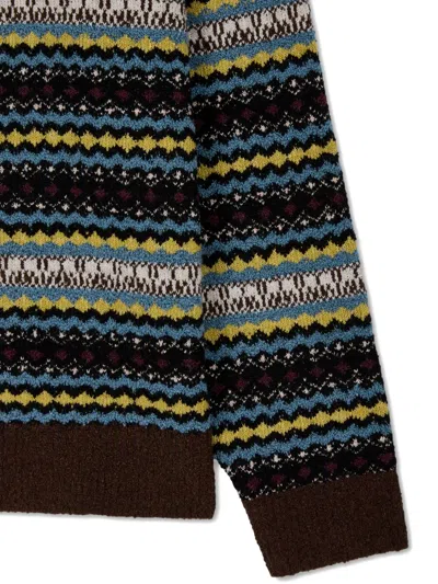 Studio Tomboy Button-fastening Sweater In Brown