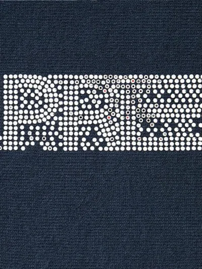 Supreme X Swarovski Motion-logo Hoodie In Blue