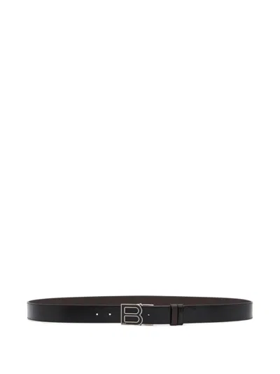 Bally B-logo Reversible Belt In Black