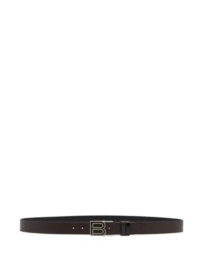 Bally B-logo Reversible Belt In Black