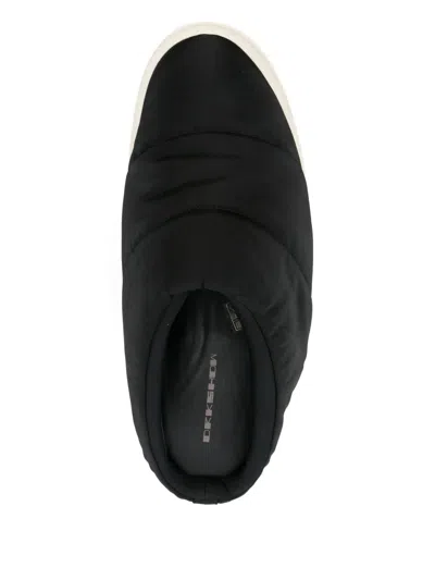 Rick Owens Drkshdw Black Concordians Mega Bumper Slip On Lunar Sneakers In Black