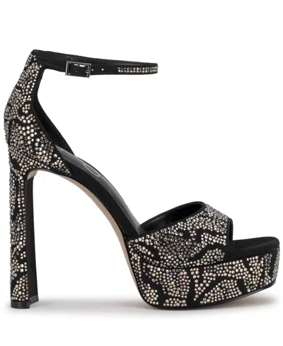 Jessica Simpson Telxia 2 Ankle Strap Platform Sandal In Black