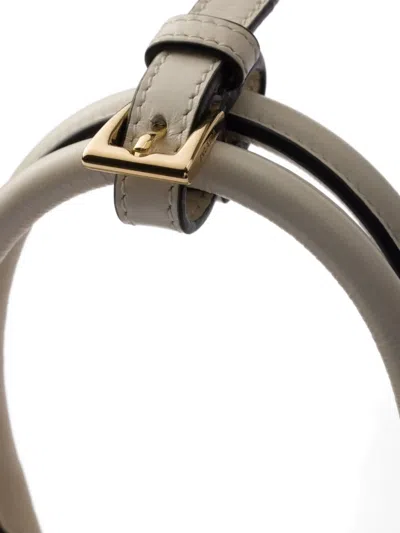 Prada Bonnie Mini-handtasche Aus Leder In Neutral