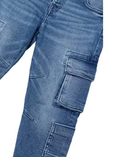 Mayoral Cargo-pocket Jeans In Blue
