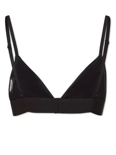 Dsquared2 Logo Bra In Black
