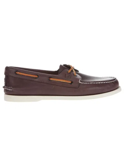 Sperry Top-sider Authentic Original Leather Mens Boat Shoes Colour: Brown, Size: 9.5