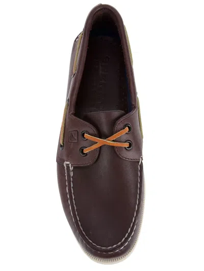Sperry Top-sider Authentic Original Leather Mens Boat Shoes Colour: Brown, Size: 9.5