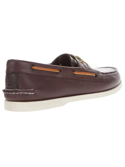 Sperry Top-sider Authentic Original Leather Mens Boat Shoes Colour: Brown, Size: 9.5