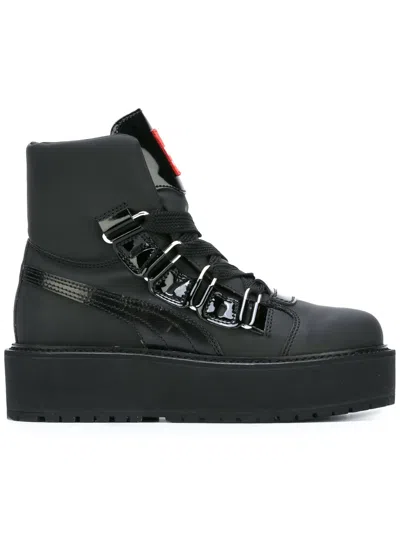 Fenty X Puma 'fenty' Platform Boots In Black