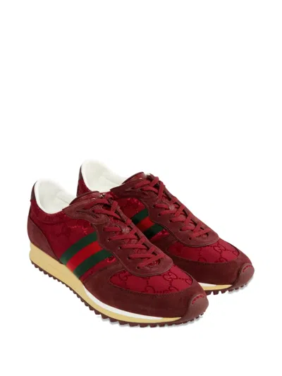 Gucci Re-motion Original Gg Fabric Sneakers In Red