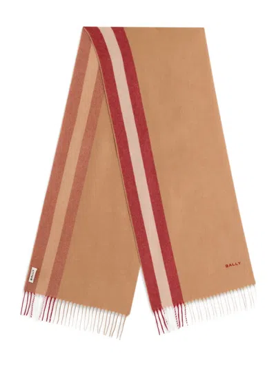 Bally Ribbon Scarf In Brown
