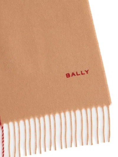 Bally Ribbon Scarf In Brown