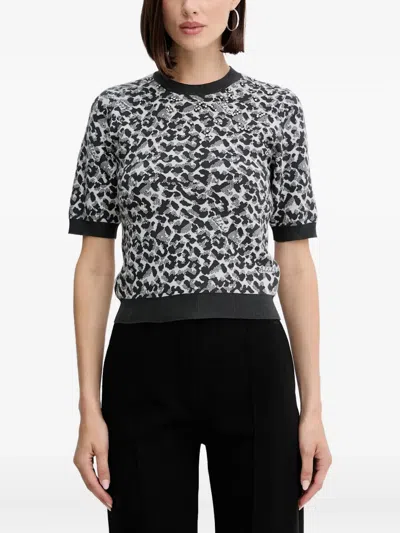 Twinset Animal-print Top In Multi