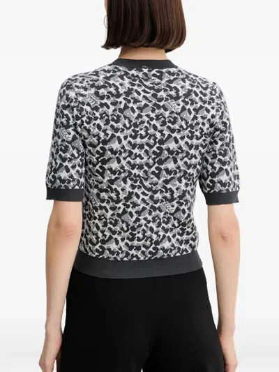 Twinset Animal-print Top In Multi