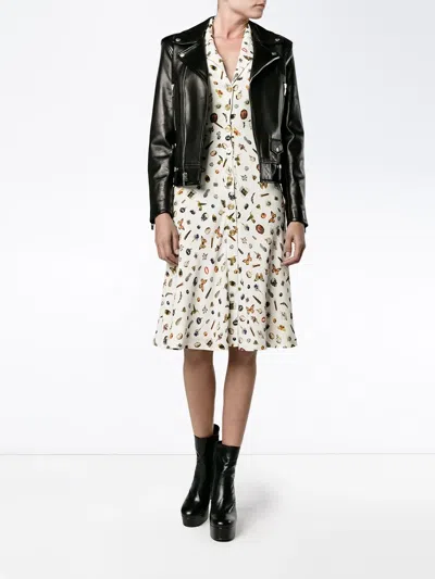 Alexander Mcqueen Obsession Print Shirt Dress In Multi