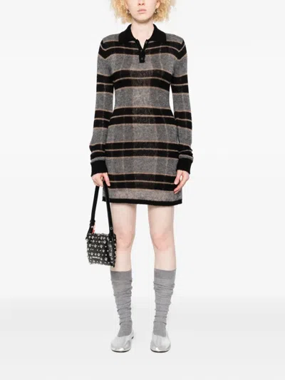 Guest In Residence Striped Midi Dress In Multi