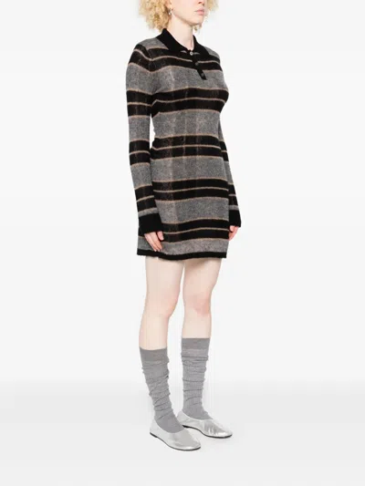 Guest In Residence Striped Midi Dress In Multi