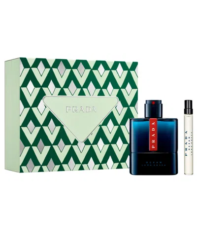 Prada Luna Rossa Ocean Eau De Parfum 50ml Gift Set In Multi