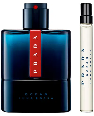 Prada Luna Rossa Ocean Eau De Parfum 50ml Gift Set In Multi