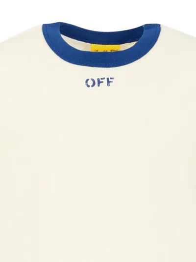Off-white Ringer Short-sleeve T-shirt In Neutral