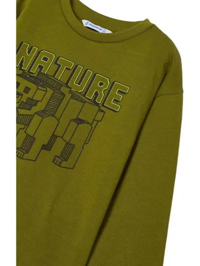 Mayoral Graphic Boy T-shirt In Green