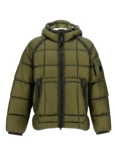 C.p. Company D. D. Shell Capers Hooded Down Jacket In Green