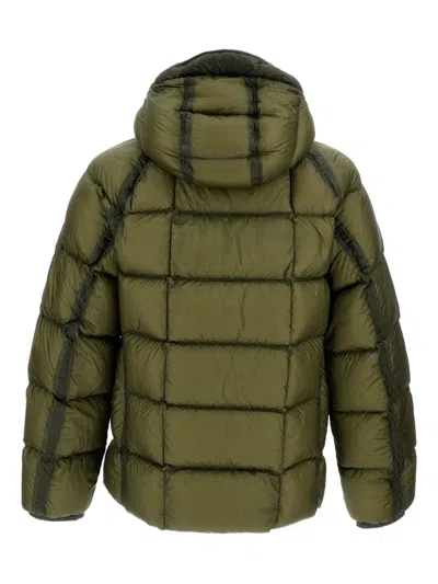 C.p. Company D. D. Shell Capers Hooded Down Jacket In Green