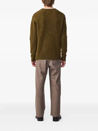 Nn07 Lee Crewneck Sweater In Green