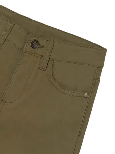 Mayoral Button-fastening Trousers In Green