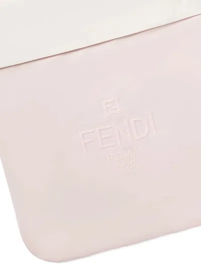 Fendi Embossed Sleep Bag In Pink