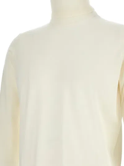 Goes Botanical Turtleneck Ribbed Sweater In Neutral